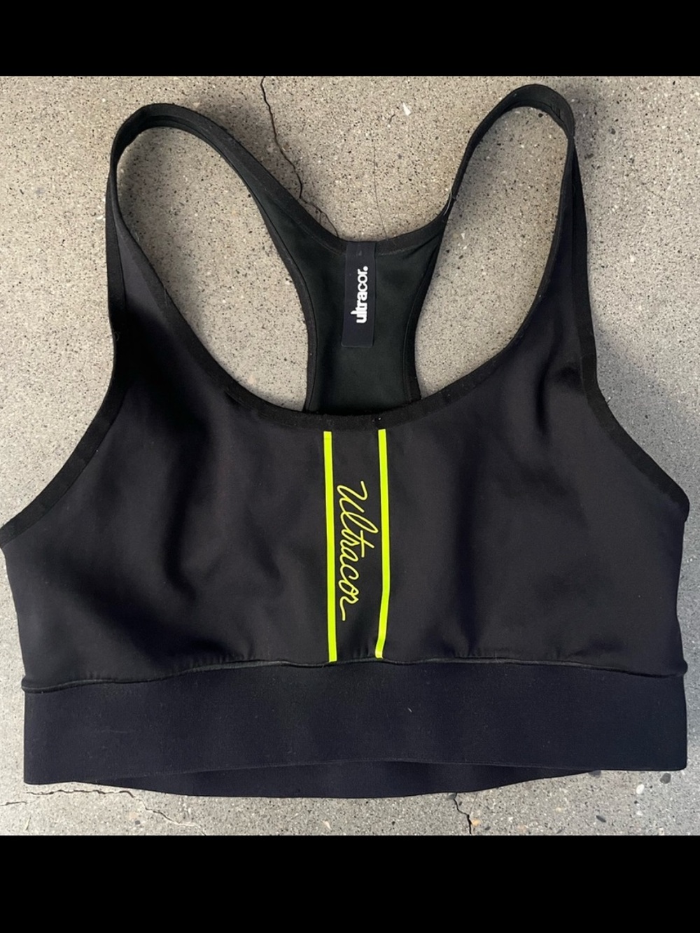 Ultracor Black Sports Bra